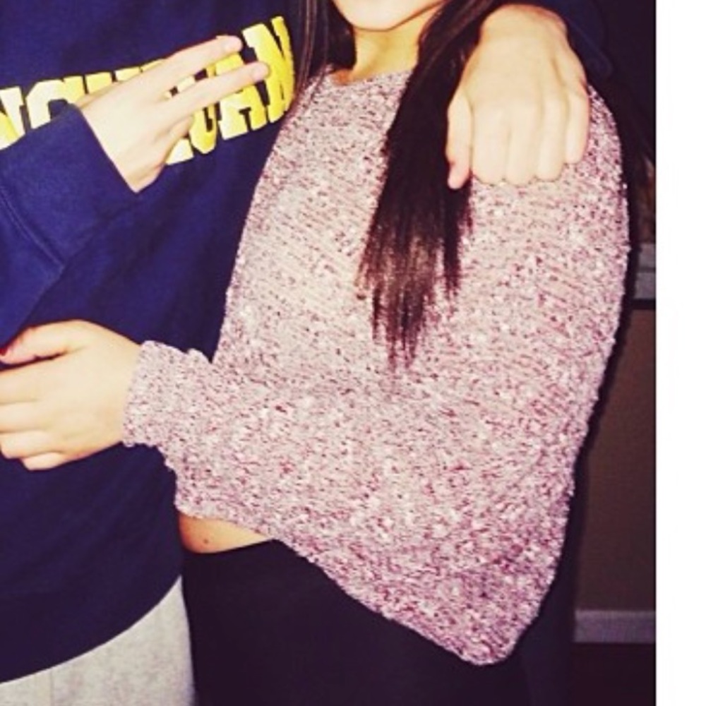 cropped sweater shirt